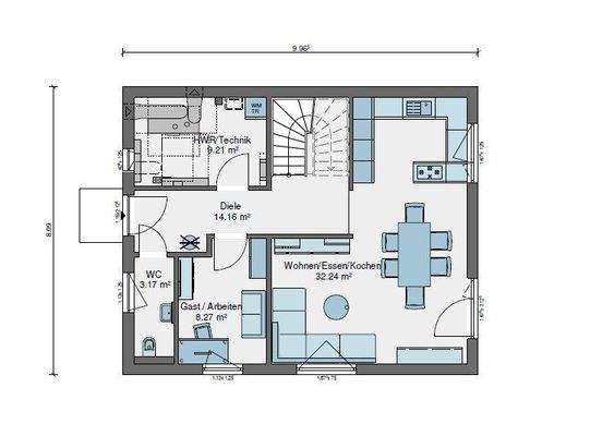 Grundriss Erdgeschoss