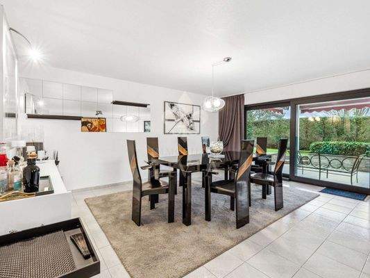 Essbereich im Untergeschoss