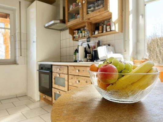 Küche mit Fußbodenheizung