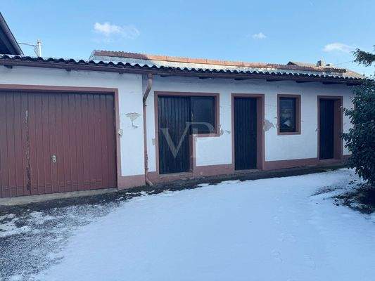 Garage mit Werkstatt