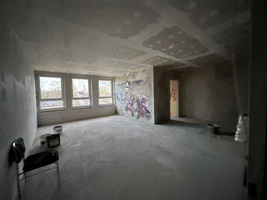 Raum 152 während Ausbau