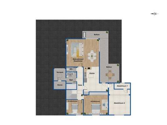 Grundriss Dachgeschoss