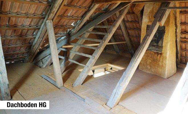 Dachstuhl des Wohnhauses