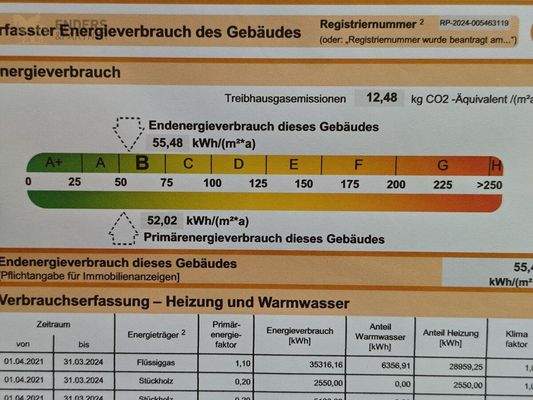 Energieausweis Stufe B