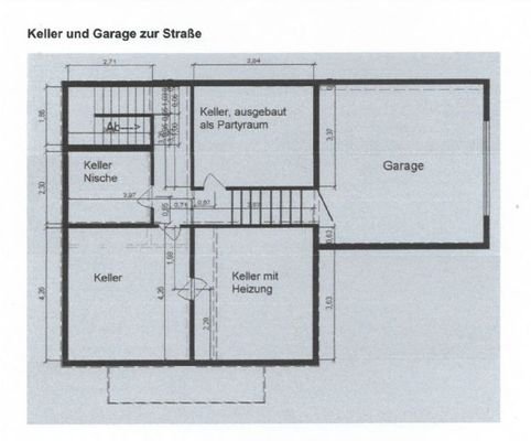 Grundriss/Keller/Garage