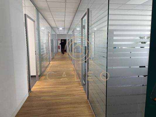 Bürofläche Glaselemente