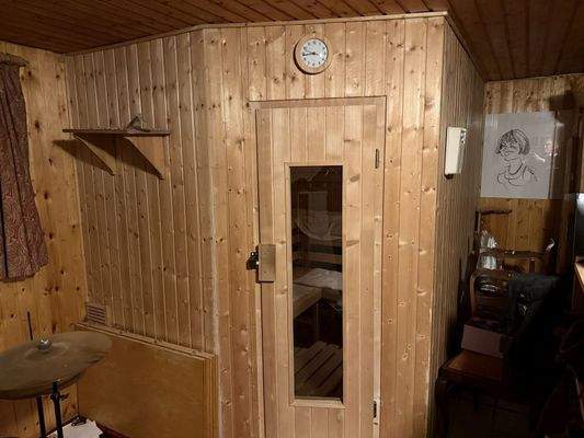 Sauna im Keller