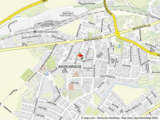 Geolyzer Kartenausschnitt