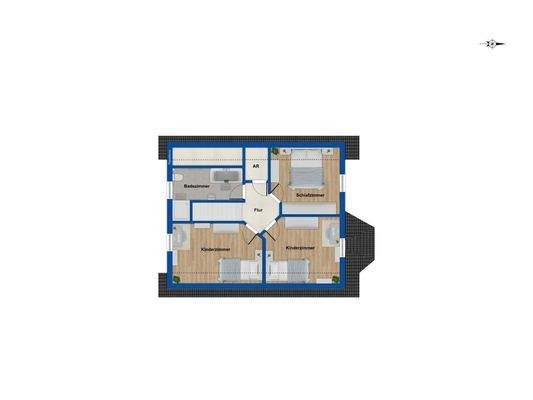 Grundriss Obergeschoss