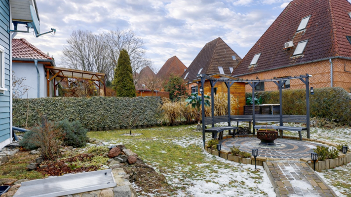Pergola, Feuerschaleneplatz