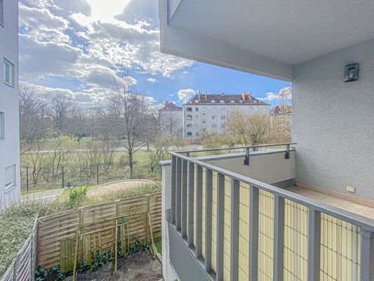 Balkon mit Blick