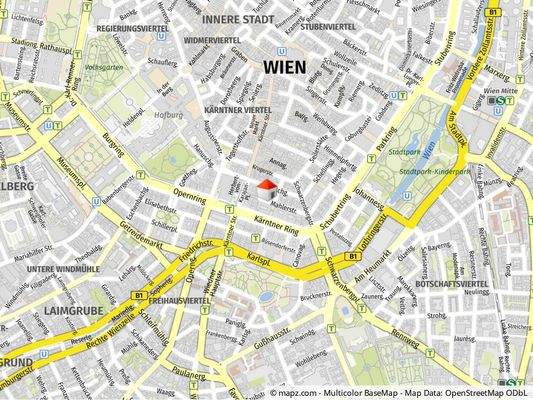 Geolyzer Kartenausschnitt