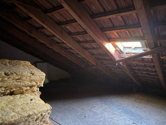 Dachboden umgedämmt