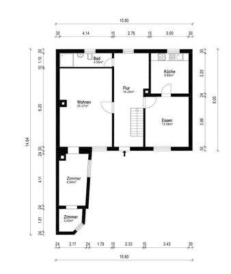 Grundriss Obergeschoss