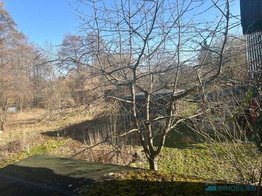 Ausblick auf die Alte Elde vom Garagendach