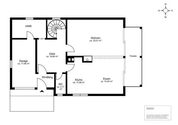 Grundriss Erdgeschoss