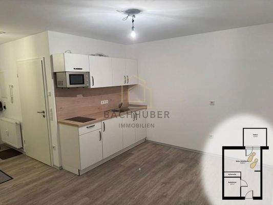 Küche und Wohnbereich