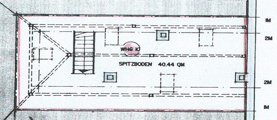 Grundriss WE 10 Spitzboden