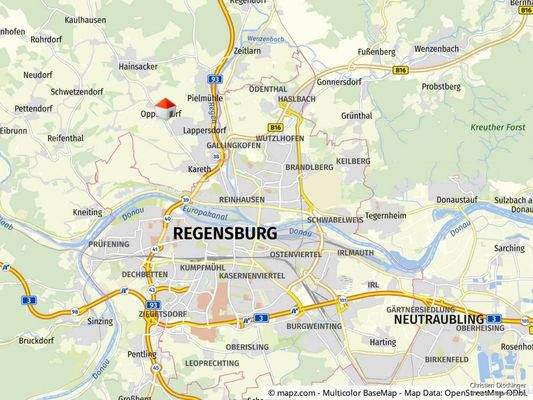 Lage in der Gemeinde