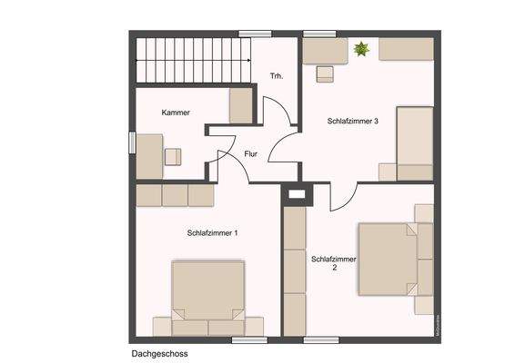 Grundriss Dachgeschoss