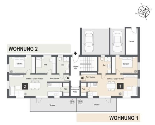 Wohnung 1 und 2