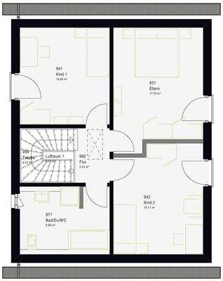 Grundgeschoss Dachgeschoss