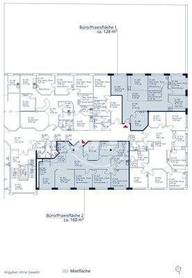   Grundriss Büro im 1. Obergeschoss
