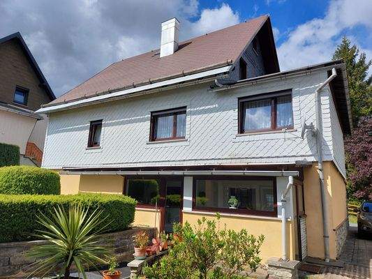 Rückseite der Immobilie