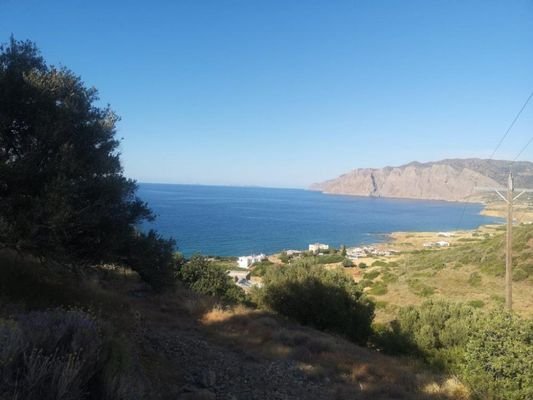 Kreta, Mochlos: Baugrundstück mit Meerblick zu verkaufen