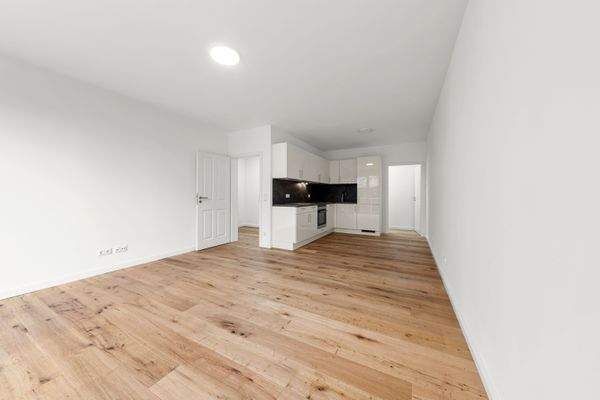 Wohn-/Esszimmer mit Küche