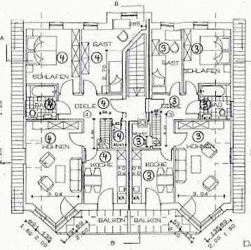 Grundriss beide Wohneinheiten 