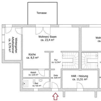 Grundriss Erdgeschoss