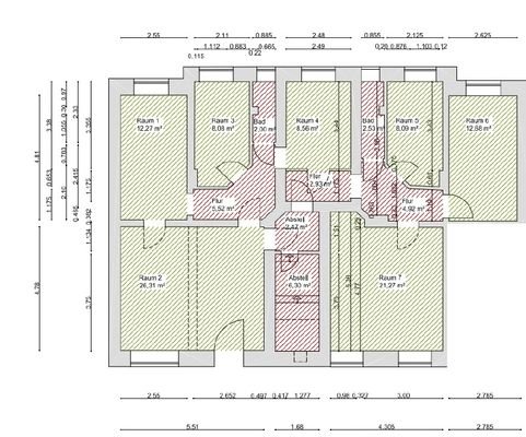 Hegestr Grundriss EG links 120 m²