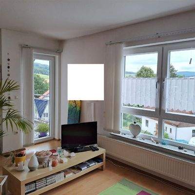 Wohnbereich mit Balkonausgang - Dachgeschoss