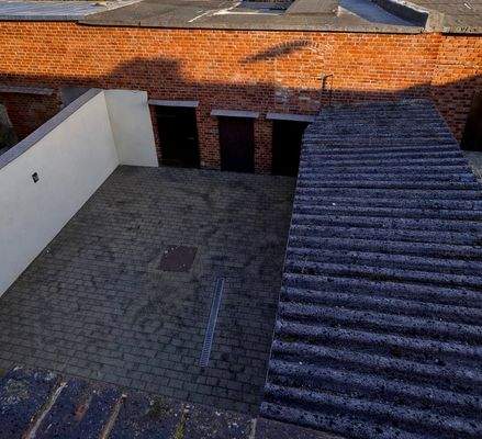 Luftaufnahme Hof mit Nebengelass