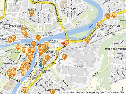 Geolyzer Kartenausschnitt