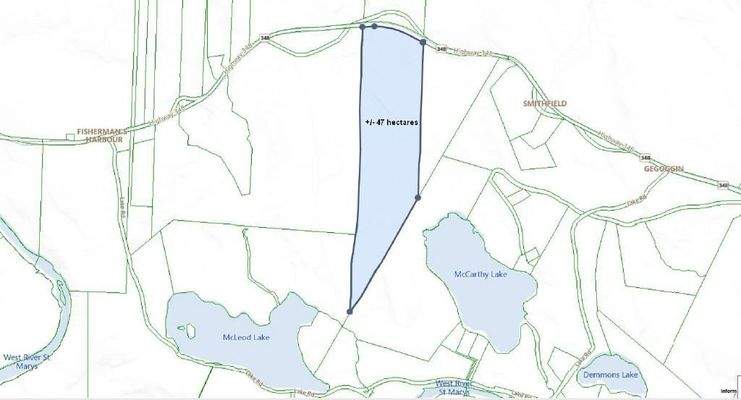 Nova Scotia - Smithfield - Wunderschönes 47-Hektar