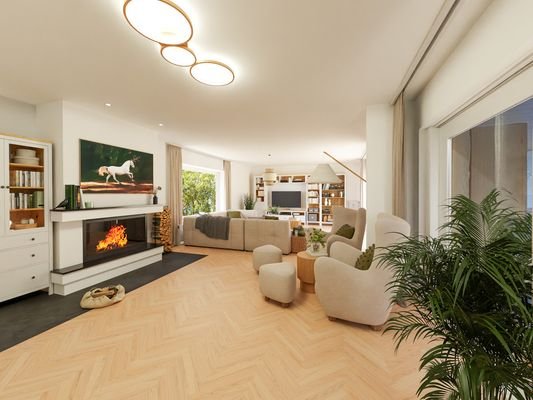 Visualisierung Wohnzimmer