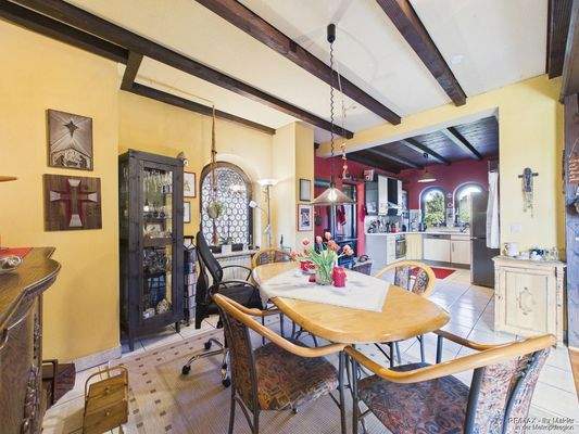 Essen mit offener Küche