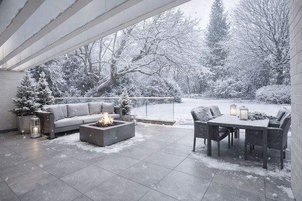 Terrasse zum Wohnbereich