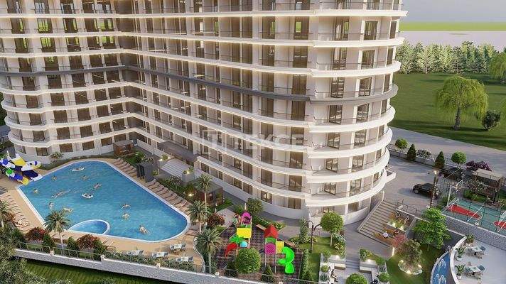 New Flats with Sea and Nature Views in Mersin Ayaş