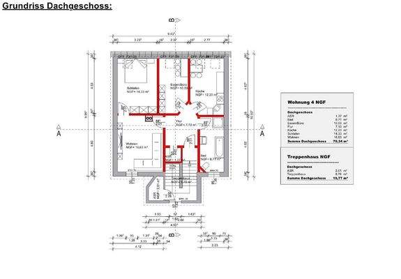 Grundriss Dachgeschoss