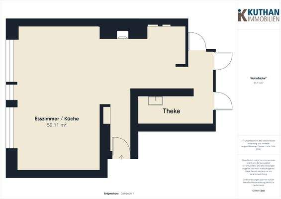 Grundriss EG Restaurant