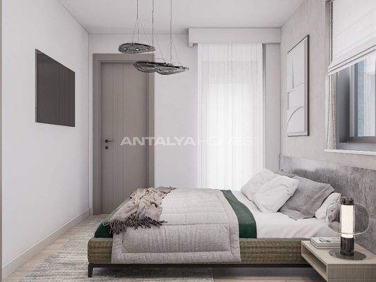 Mountain View Apartments with Communal Pool in Antalya Konyaalti