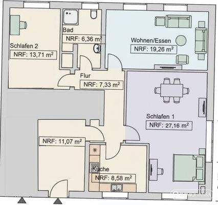 Vorderhaus Grundriss Erdgeschoss
