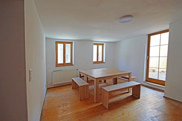 Essbereich im Erdgeschoss