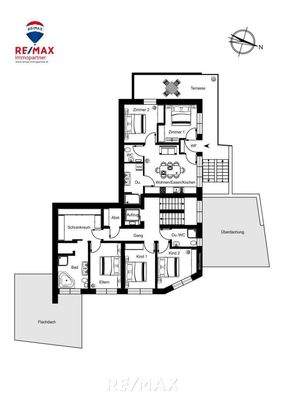 Grundrissplan Mittelgeschoss
