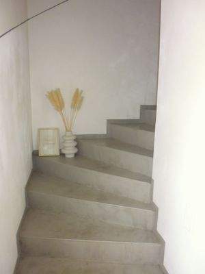 Treppenaufgang in das Dachgeschoss