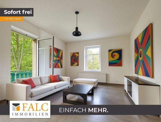 Wohnzimmer - virtuelles Staging