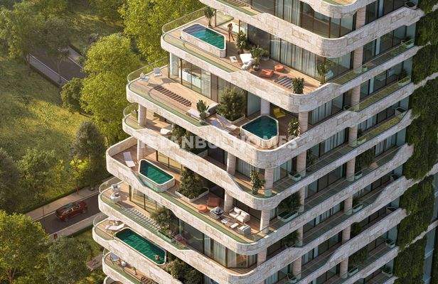 Apartments with Jacuzzi and Bosphorus View in Besiktas